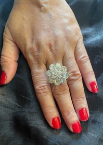 Statement Flower Cocktail Ring