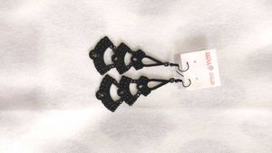 Black Vintage Style Earring