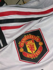 Manchester United Football Jersey White L