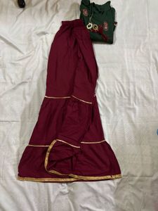 Green Embroidered Kurti
