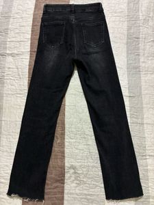 Black straight Leg Jeans