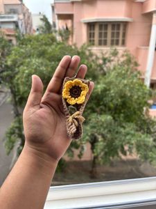 Sunflower Bouquet Keychain
