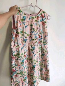 Floral Print Sleeveless Dress