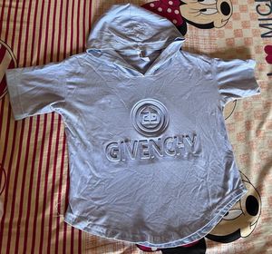 Corset Hoodie Tee - Light Blue