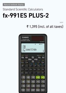 Standard Scientific Calculatorsfx-991ES PLUS-2