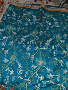 Teal Indian Dress Material