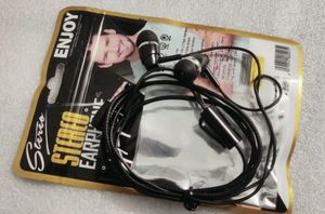 Normal Bass Treble Wired Earphone with mic (Black)