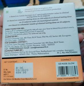 Mamaearth Glow Oil Compact