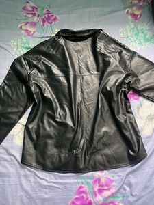 Black Faux Leather jacket