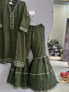 Green Kurta Set (XL)