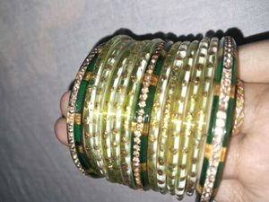 Bangles With 3 Kadas