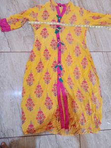 Peach Embroidered Tunic