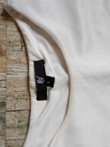 Fig White Sleeveless Dress