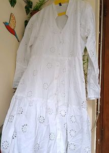 White Embroidered Dress