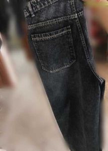 denim charcoal shade baggy jeans