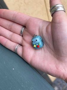 Adventure Time BMO Clay Keychain Charm