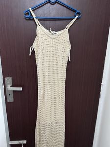 Beige Bodycon Dress