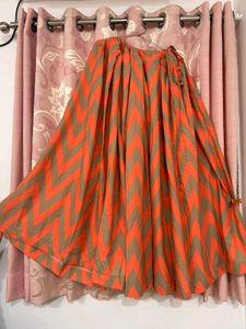 Chevron Maxi Skirt