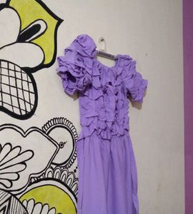 Lavender Color Frock💜