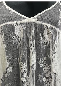 White Floral Lace Babydoll