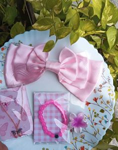 new baby pink hair accessories combo