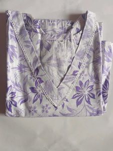 Floral Print Kurta