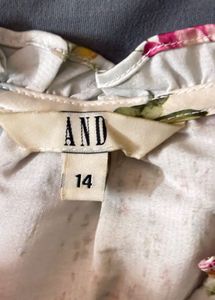 AND Floral Print Top