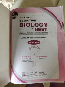 Trueman&#39;s Objective Biology For NEET Ug Vol 1 And 2