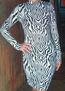 Zebra 🦓 Print Shein Bodycon Dress Party Wear