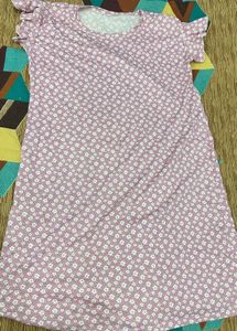 Floral Flutter Sleeve Dress