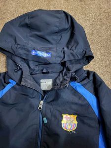 Blue Hooded Jacket