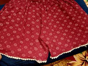 Used Maroon Shorts