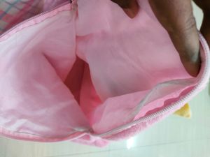 Soft Toy With Pink Storage