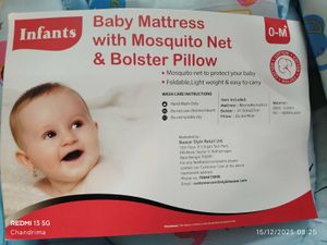 Baby Mattress with Mosquito Net