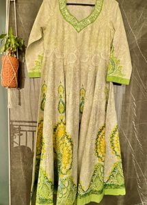 Floral Anarkali Kurti