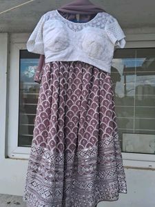 Lavender Lehnaga Choli