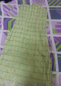 green kurta set