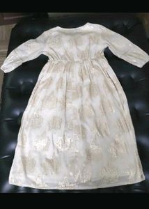 Offer In Desc:Nayra Cut Off White Kurta With Linin