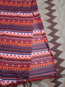 Patterned Ethnic Skirt