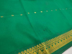 Green &amp; Gold Sari