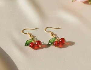Cherry Drop Earrings