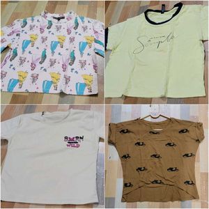 4 Crop Tops @ Reasonable Price
