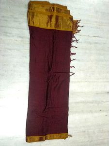 Maroon & Gold Sari