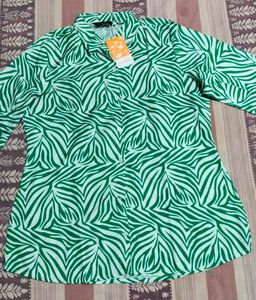 🆕✅BRAND NEW 2XL Green Printed Co-ord Set✅🆕