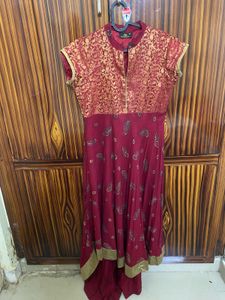 Maroon & Gold Kurta