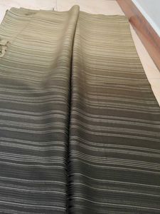 Elegant Striped Saree With Sequin Blouse Piece