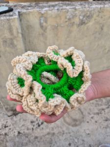 Crochet Scrunchie- Set Of 1