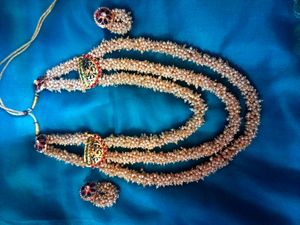 3 Layer Long Moti Nacklace