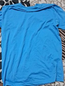 Blue Graphic Print T-Shirt