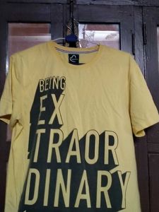Yellow Graphic Print T-Shirt